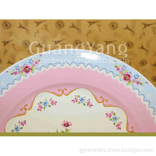 Hot Sale Brands Porcelain Enameled Wholesale Wedding Plates